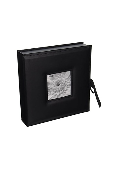 Albums 120 Cepli 3 Halkalı Fotoğraf Kutusu, 10x15/13x18/15x20 Cm Baskılar, Siyah Deri