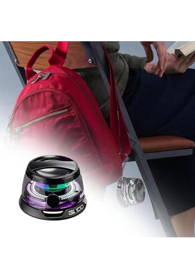 Etashop Manyetik Rgb Mini Bluetooth Hoparlör Telefon Tutuculu 5w Stereo Ses Ipx5 Su Geçirmez