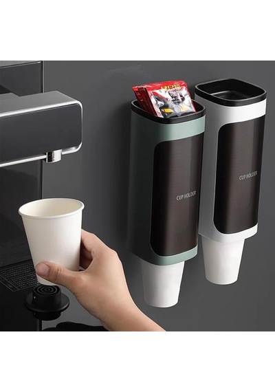 Sn-27109 Kendinden Yapışkanlı Plastik - Karton Bardak Dispenseri Renkli