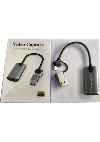 Hdmı Video Capture Kartı Type-c - Usb-a 3.0 To 4k 60hz 1080p