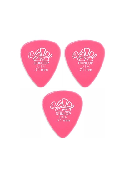 Jim Dunlop 41p.71 Delrin 3 Adet Gitar Penası 0.71mm