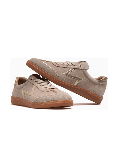 Venüs 2609902y Kadın Süet Deri Sneaker Ayakkabı Bej