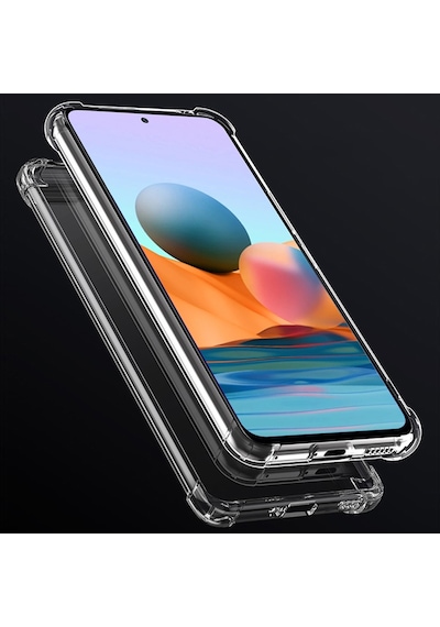 Goocamp Redmi Note 10 Pro Kılıf Nitro Anti Shock Silikon - Renksiz Renksiz