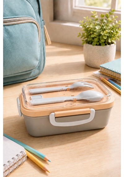 Emilahome Aura Beslenme Kabı Çelik Bölmeli 150-300 Ml 2 Bölmeli Bej - 911788505 Bej