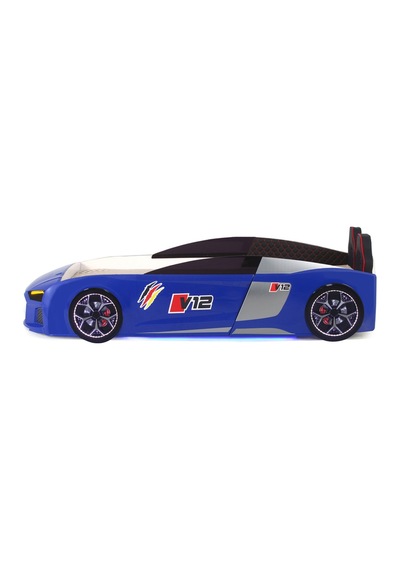 Mavi Arabalı Yatak V12 Audi Full Ledli Kumandalı Ve Müzikli Mavi Arabalı Yatak V12 Audi Full Ledli Kumandalı Ve Müzikli