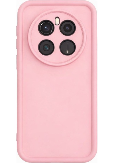 Honor Magic 7 Uyumlu Kamera Çıkıntılı Mat Silikon Telefon Kılıfı Pembe