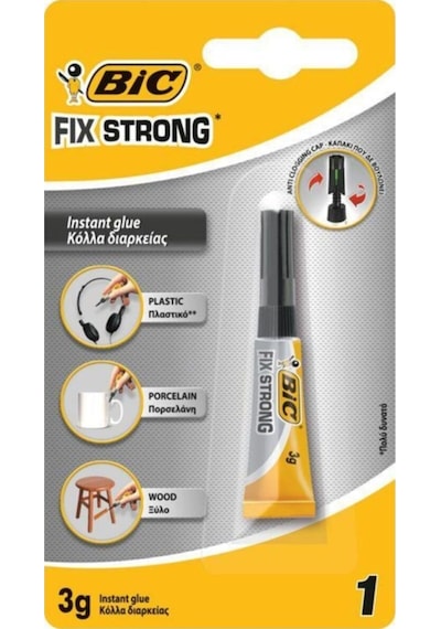 Bic Fix Strong Süper Güçlü Japon Yapıştırıcısı 3 Gr