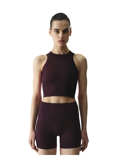 Penti Bordo Seamless Dikişsiz Halter Yaka Askılı Atlet