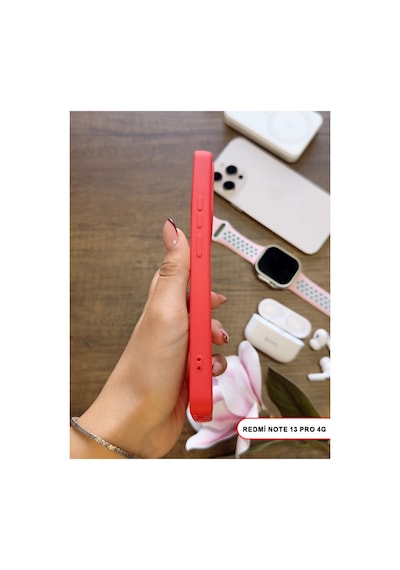 Redmi Note 13 Pro 4g Uyumlu Kamera Korumalı Darbeye Dayanıklı Renk Atmayan Keep Silikon Kılıf Mavi