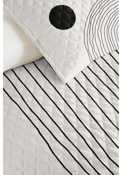 Geometrik Siyah Genç Odası Tek Kişilik Pike Takımı - Modern Çizgili 160x220 Cm Kapitone Yatak Örtüsü Kremamsı Kervan Akışı Geometrik Siyah Genç Odası Tek Kişilik Pike Takımı - Modern Çizgili 160x220 Cm Kapitone Yatak Örtüsü Kremamsı Kervan Akışı