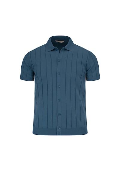 Hatemoğlu Lacivert Regular Fit Polo Yaka Düğmeli Tişört