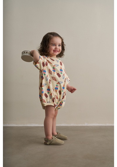 Oh La La Koala Krem Comfy Cubs Serisi Oversize Tulum
