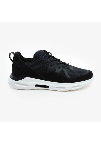 Greyder 18400 Siyah Hakiki Deri Erkek Sneaker Spor Ayakkabı Siyah