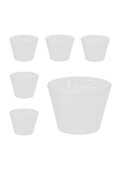 Borox Silikon Tıpa No 12 - 51x62x38mm - 5 Adet