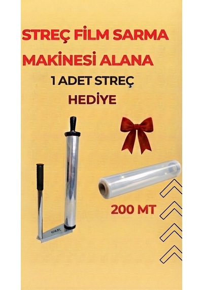 Glc Palet Streç Film Sarma Aparatı +streç Film Oval Kromm