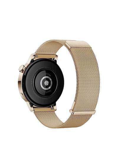 Novstrap Huawei Watch Gt4 41mm Gt5 41mm İle Uyumlu Kordon 18mm Çift Mıknatıslı Lansman Metal Hasır Çelik Kayış
