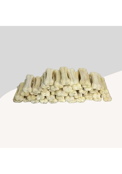Beyaz Press Diş Kaşıyıcı Köpek Çiğneme Kemiği 8cm 50li Paket