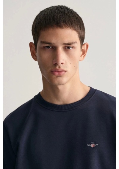 Gant Erkek Lacivert Regular Fit Sweatshirt Lacivert