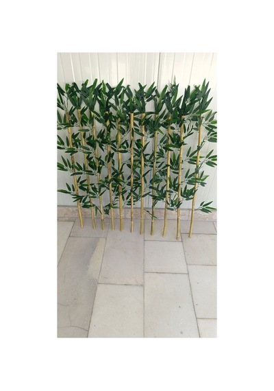 130 Cm Yapay Bambu Dekoratif Ağaç Çok Renkli