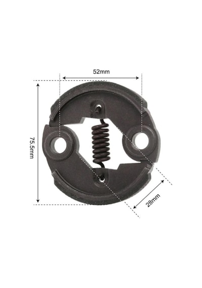 Kmtmak Motorlu Tırpan Bg/cg430-520 Balata Vida Pul Sırt Ve Yan Modeller Bahçe Makina Yedek Parça