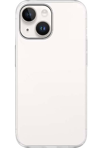 Apple Uyumlu iPhone 14 Kılıf Ultra İnce Mat Pc Arka Yüzey Recci Elite Serisi Kapak Beyaz