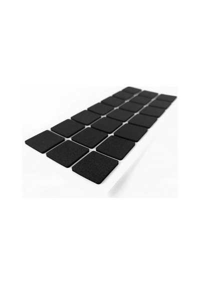 Furndiy Kendinden Yapışkanlı Kare Kaydırmaz 30 Mm X 30 Mm Siyah 21 Parça Siyah