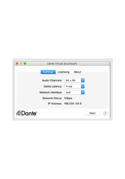 Klark Teknik Kt-dante64 Dante Card