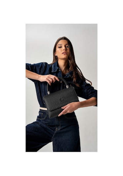Just Polo Lüks Tasarım Siyah Premium Çantası Askılı Ve Kol Çantası Geniş İç Hacimli Premium Model Siyah3