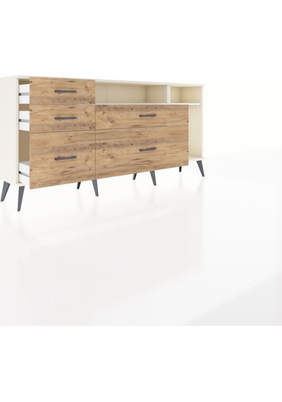 Arges Konsol 2 Raflı 5 Çekmeceli 176x30x83 Aytaşı-aytaşı/çam Aytaşı/çam Arges Konsol 2 Raflı 5 Çekmeceli 176x30x83 Aytaşı-aytaşı/çam Aytaşı/çam