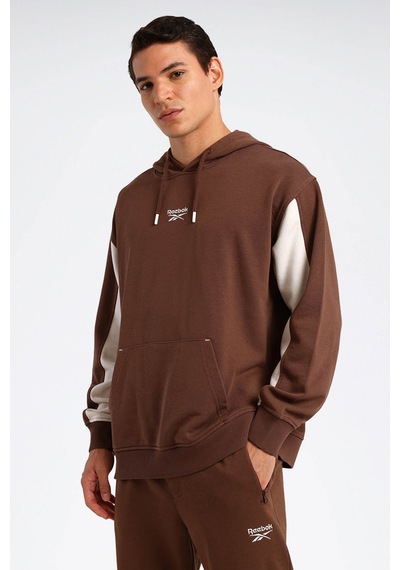 Reebok Sweatshirt Erkek Kahverengi Palona Hoodıe Kahverengi-ekru