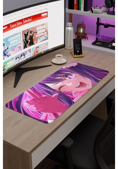Oshi No Ko Anime V3 - 70x30 Xl Gaming Kauçuk Kaymaz Taban Mouse Pad Fare Altlığı