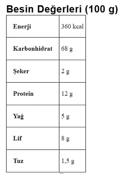 Çörekotlu Nazilli Köy Tarhanası Ev Yapımı 1 Kg.