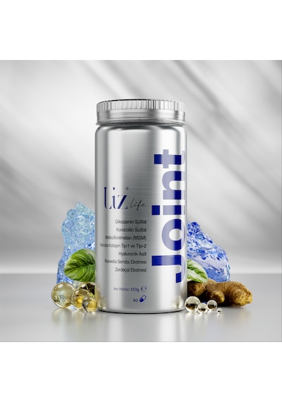 Liz Life Joint 30 Tablet Glukozamin, Kondroitin, Msm, Kolajen Ve Hyaluronik Asit İçeren Takviye Edici Gıda