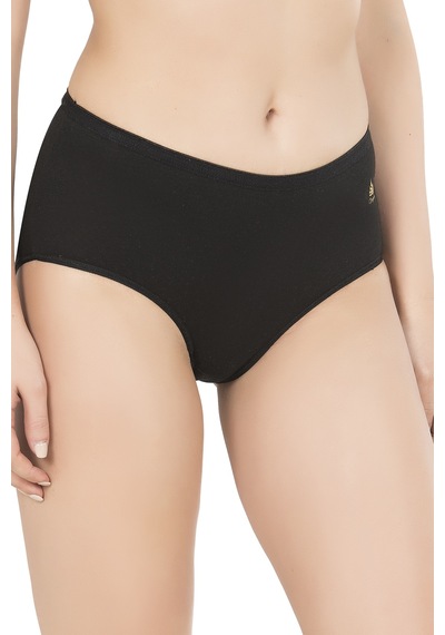 Özkan Underwear Özkan 23922 3'lü Paket Kadın Pamuklu Modal Esnek Yumuşak Yüksek Bel Bato Külot Siyah