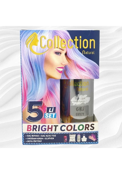 Collection Naturel Saç Boyası Set Gri