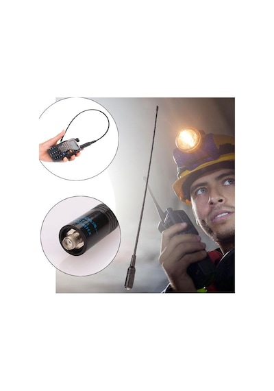 144-430 Mhz Anten Na-771 Uv5R 888 Telsiz Anteni 38.5 CM