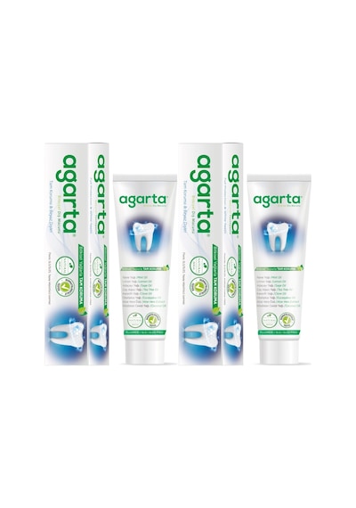 Agarta Doğal Diş Macunu 100ml Bitki Özlü 2 Li Set Beyazlık