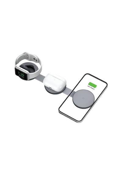 Ttec AirCharger Trio Pro Qi2 MagSafe 15 W iPhone - Android 3’ü 1 Arada Katlanabilir Kablosuz Hızlı Şarj Pedi