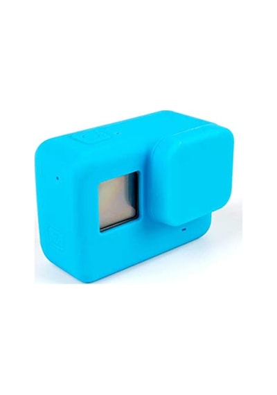 Ayrex Hero 5 Uyumlu Silikon Lens Ve Koruyucu Kılıf Pembe