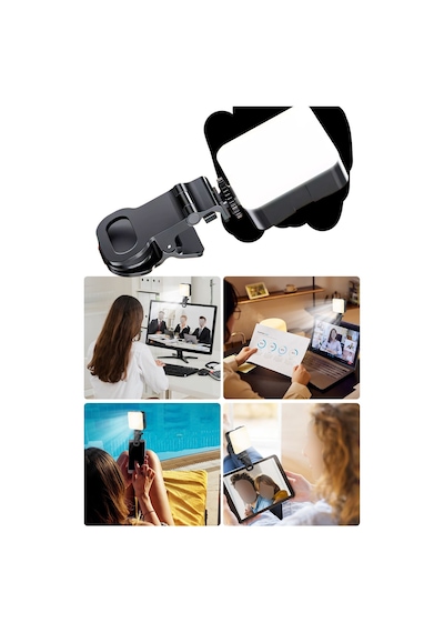 Şarjlı 100 Led Selfie Video Kamera Işığı Tripod Uyumlu Ve Mandallı 3500-6500 ,dimmer Ayarlı