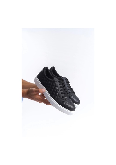 Slw166 Prestige Bağcıklı Cilt Kapitone Desenli Erkek Günlük Sneaker Ayakkabı Bt Siyah Siyah Slw166 Prestige Bağcıklı Cilt Kapitone Desenli Erkek Günlük Sneaker Ayakkabı Bt Siyah Siyah