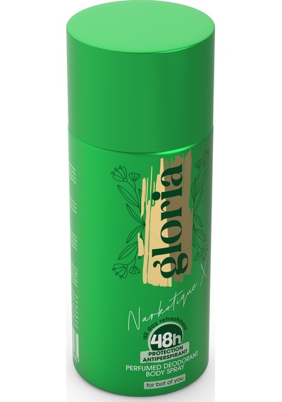 Gloria Perfume Narkotique X Antiperspirant 48h Unisex Deodorant 150 Ml