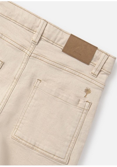 Erkek Çocuk Twill Şort Krem 6206 Krem