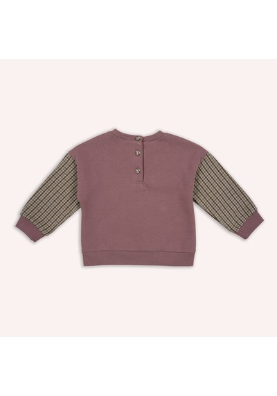 Panço Kız Çocuk Bebe Yakalı T-shirt Gül Kurusu 2421gb05009-4974 001