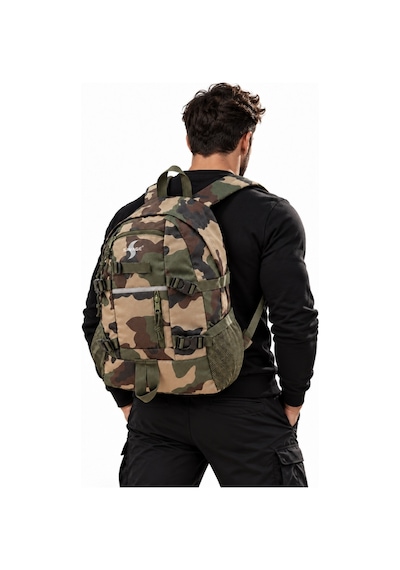 Su Geçirmez Outdoor Sırt Çantası - Kamp Çantası - Savage Ventura 40lt - Kamuflaj Çok Renkli