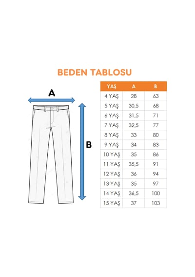 Giyicem Kız Çocuk Yan Ara Cepli Kot Pantolon 2177 Tint Çok Renkli