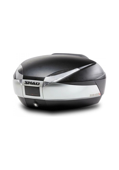 Shad Motosiklet Çanta - Topcase - Sh48 Arka Çanta Karbon Tıtanıum 48lt Sirt Dayama Dahi L Standart