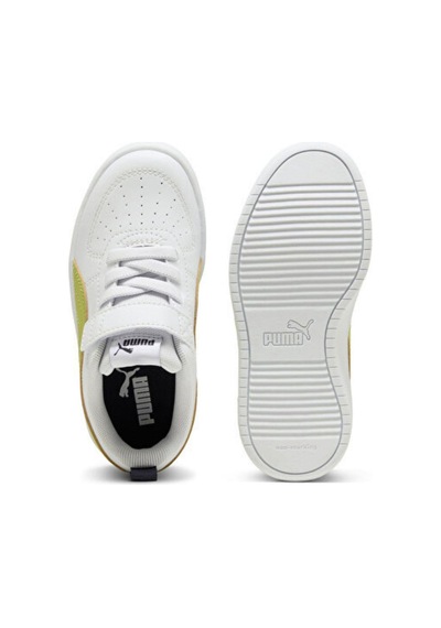 Puma Rickie Ac+ Ps-white-sea Kelp-new Navy Çocuk Ayakkabı-beyaz Yeşil-2025 Beyaz