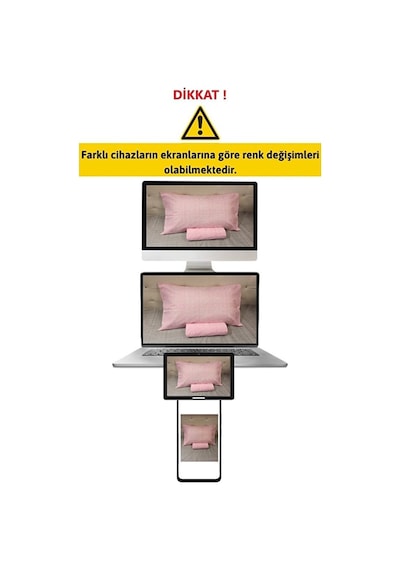 Flower Pembe Çift  Kişilik Kapitone Yatak Örtüsü Beyaz - Pembe