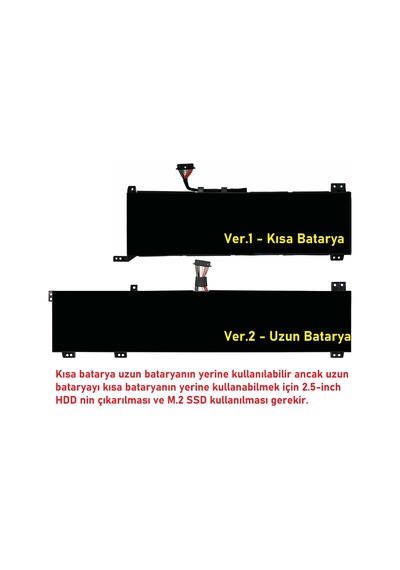 Lenovo Legion 5 82b500crtx Batarya Pil Retro V1
